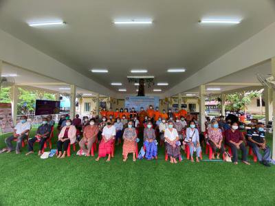 โครงการอบรมและแลกเปลี่ยนเรียนรู้การสร้างเสริมสุขภาพผู้สูงอายุแบบองค์รวม ประจำปี 2565  ณ  วัดวะตะแบก