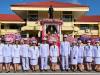 พิธีวางพวงมาลา เบื้องหน้าพระบรมราชานุสาวรีย์ พระบาทสมเด็จพระจุลจอมเกล้าเจ้าอยู่หัว ** เนื่องในวันคล้ายวันสวรรคตพระบาทสมเด็จพระจุลจอมเกล้าเจ้าอยู่หัว