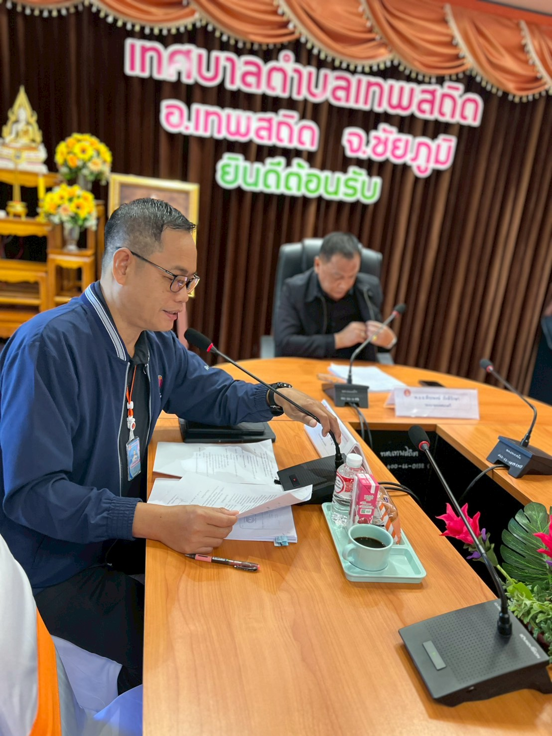 ประชุมคณะอนุกรรมการสนับสนุนการจัดบริการดูแลระยะยาวสำหรับผู้สูงอายุที่มีภาวะพึ่งพิงเทศบาลตำบลเทพสถิต ครั้งที่ 1/2569 