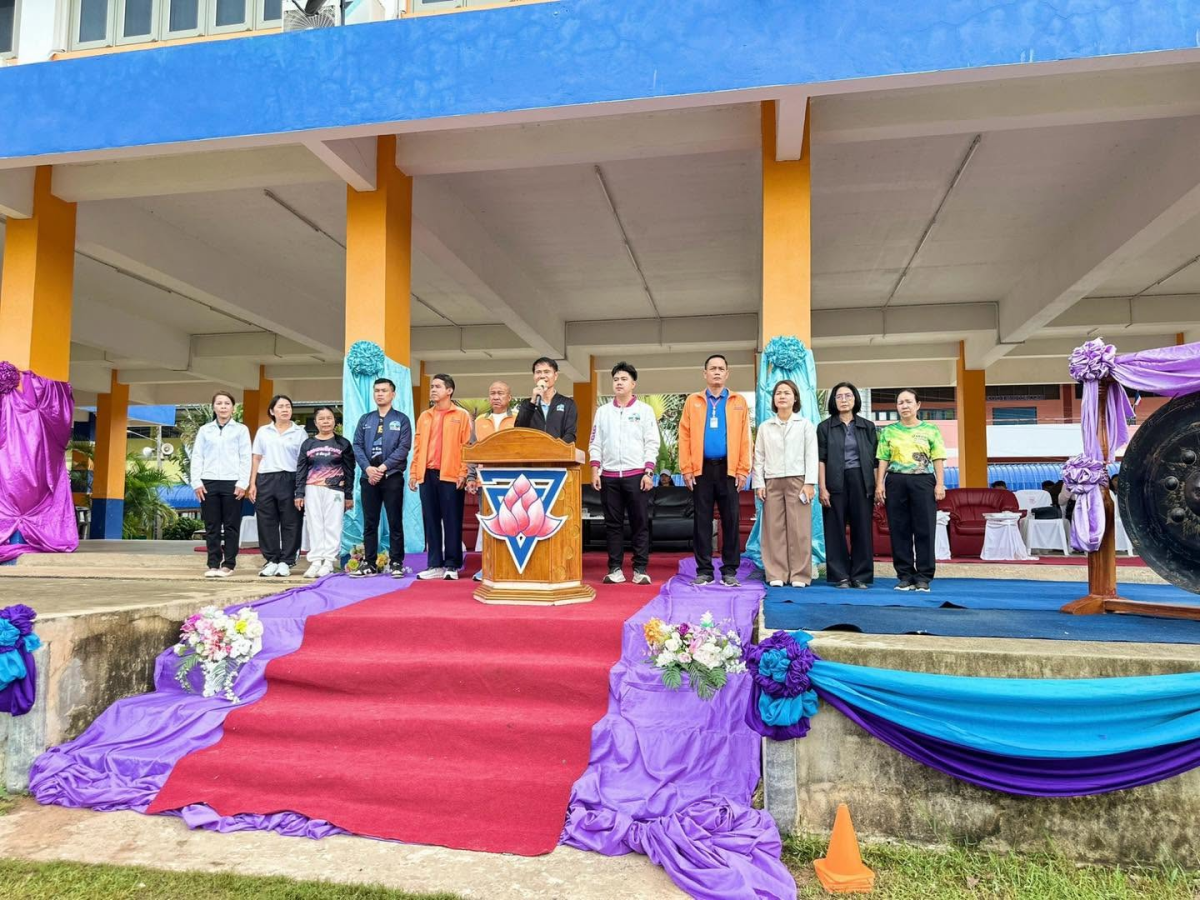 พิธีเปิดการแข่งขันกีฬา-กรีฑานักเรียนภายใน “อนุบาลเทพสถิตเกมส์” ประจำปีการศึกษา 2569  